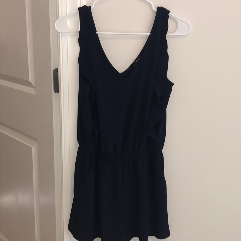navy blue romper